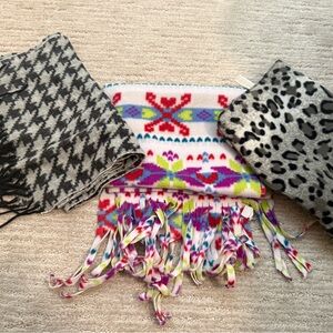Colorful Patterned Scarves Set